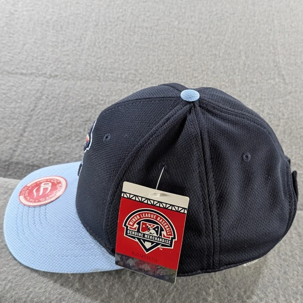 OC Sports Kids Corpus Christi Hooks MiLB Baseball Hat Youth Navy Blue Light Blue